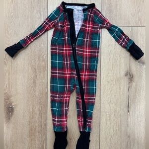 Little Sleepies Plaid Kids Christmas Pajama